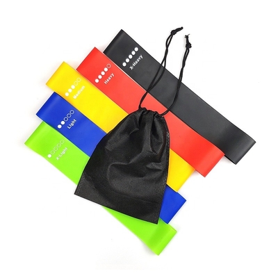 Turnhallen-Trainings-elastischer Widerstand-Band-Latex 5 Stücke Eignungs-Band-