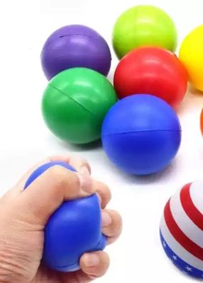 Kundenspezifischer PU-Schaumball, Druckentlastungs-Anti-Stress-Ball mit Logo
