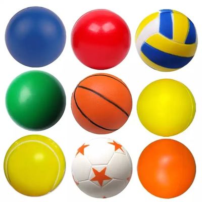 Kundenspezifischer PU-Schaumball, Druckentlastungs-Anti-Stress-Ball mit Logo