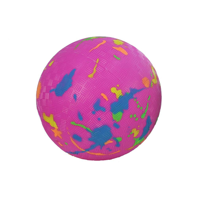 Geruchloser Antiverschleißgummispielplatz-Ball, vielseitiger rosa Spielplatz-Ball