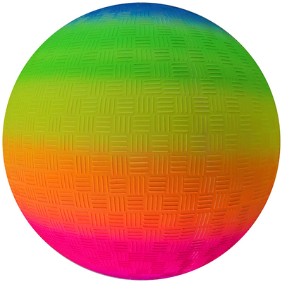 Ungiftiger Antiburst-Regenbogen-Spielplatz-Ball, Multifunktionsgummispiel-Ball