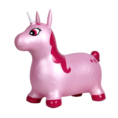 Geruchlose federnd Fahrt PVCs auf Einhorn, Ultralight aufblasbaren Unicorn Bouncer