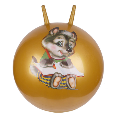 Aufblasbares PVC, das Kinder-Toy Balls Nontoxic Antiwear With-Griff aufprallt