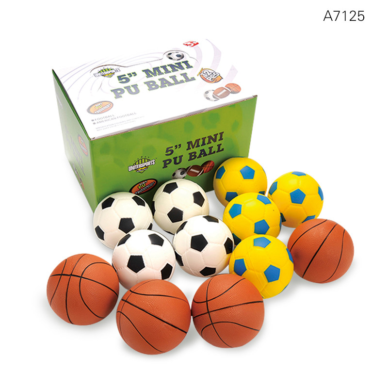 Kundenspezifischer Logo Printed Basketball Stress Ball für Kind- und Erwachsene PU Druck-Spielzeug