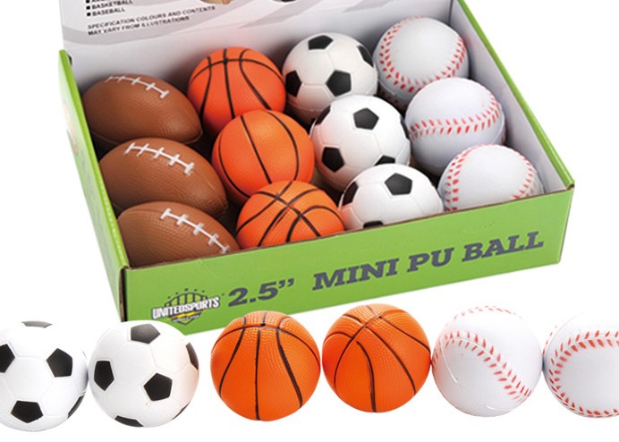 Weiche PU schäumen der Antidruck, der Fußball-Pressungs-Basketball-Spielwaren aufprallt