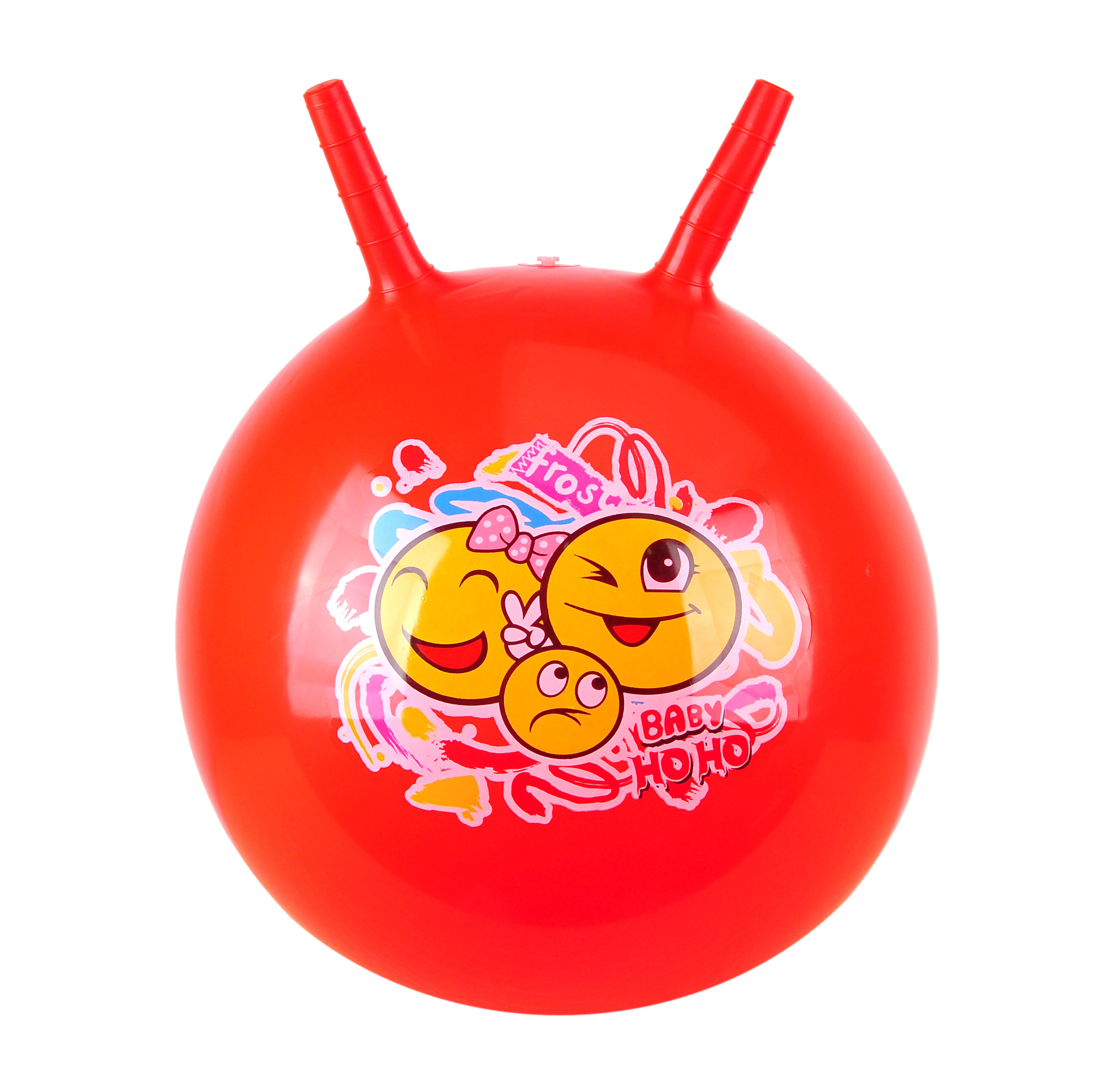Kinder spielen 45 cm aufblasbaren Trichter-Springball mit Aufkleber