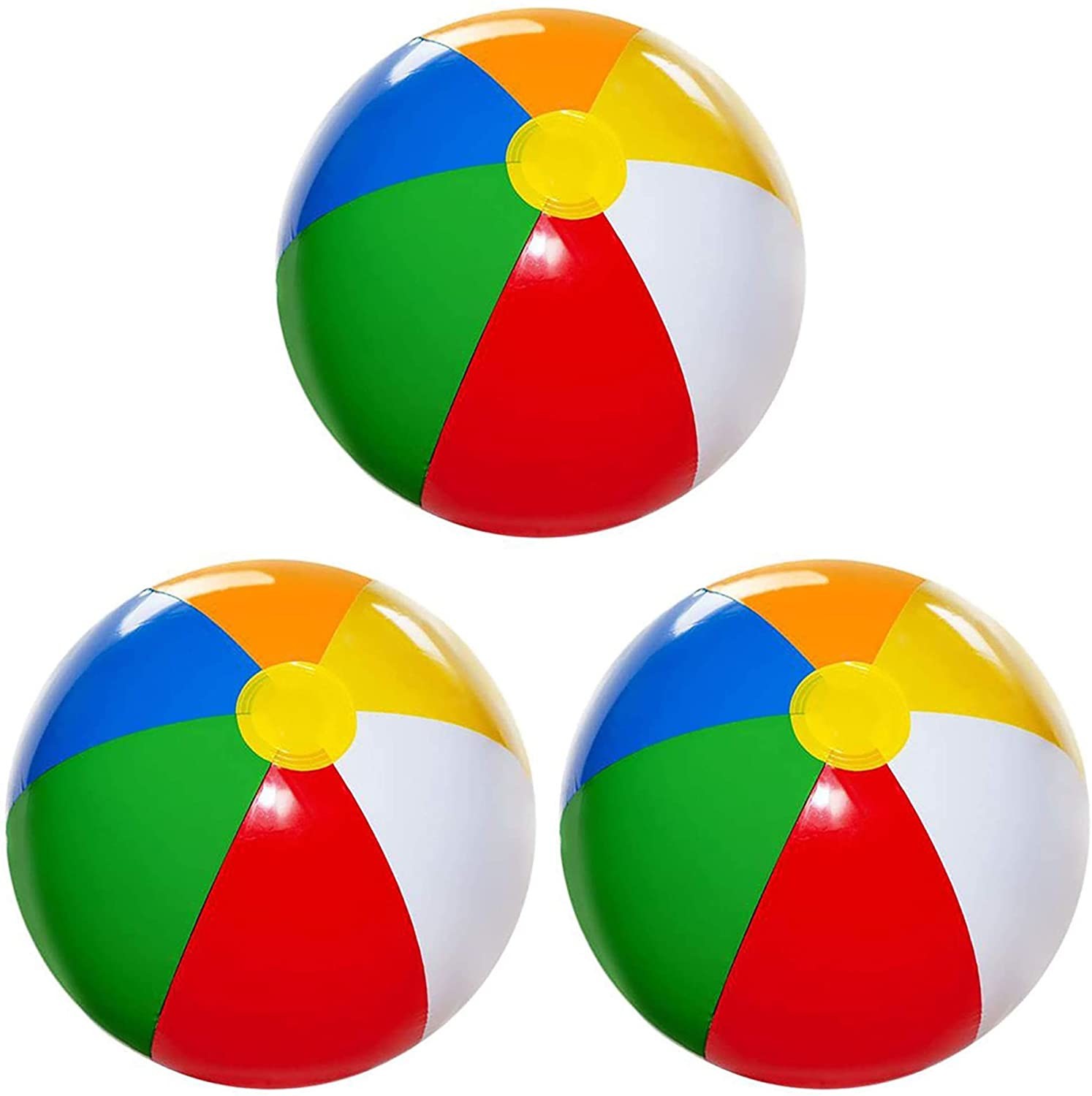 Mehrfarbiges 24 Zoll PVC-Wasserball-wasserdichtes Antiverschleißumweltfreundliches