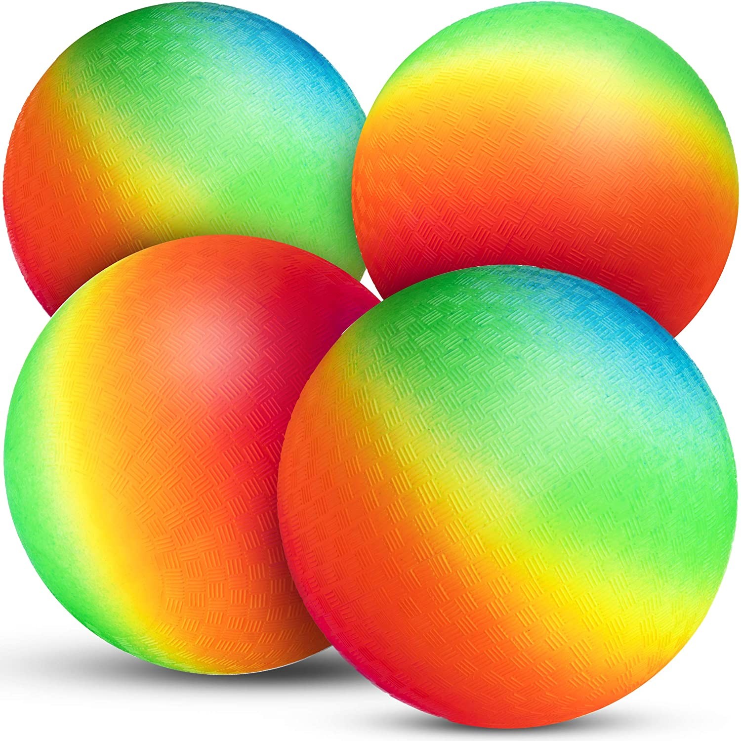 6&quot; Ultralight federnd aufblasbarer Spielplatz-Ball-Regenbogen nicht giftig